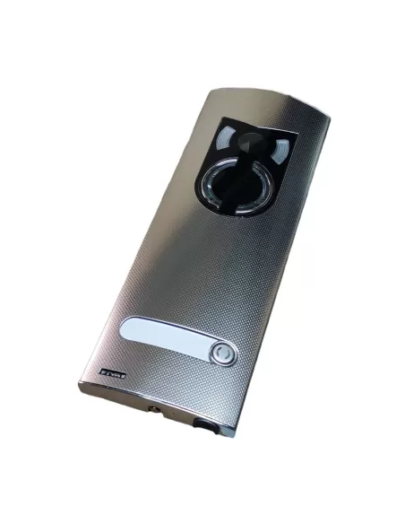 Vimar 1221 Audio Video Plate 2 Modules Ik10 1 Button Steel